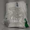White Sheer Curtains Voile Grommet Semi Sheer Curtains for Bedroom Living Room Set of 2 Curtain Panels 54 x 45 inch