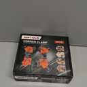 WETOLS Corner Clamp for Woodworking, 90 Degree Right Angle Clamp, Wood Clamps, 4Pcs Adjustable Spring Loaded Woodworking Clamp, Gifts for Dad, Birthday Gifts for Men, Photo Framing, Orange