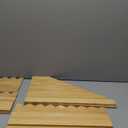 LILXIU 3-Tier Scalloped Bookshelf, Montessori Bookcase for Toddlers, Wooden Book Shelf for Kids Rooms, Playroom Nursery Classroom Organizer and Display Furniture