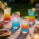 3.3oz Mini Beer Mugs with Handle for Party (Set of 4), Vodka, Tequila, Great for Father, Husband, Birthday or Friend Party Present