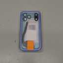 SPORTLINK for iPhone 17 Pro Max Waterproof Case - Shockproof Dustproof Case with Built-in Screen Protector, Full Body Heavy Duty Sealed Protective Cover for iPhone 17 Pro Max 6.9" Blue/Frosted Clear