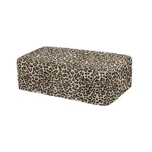 Hechitok Leopard Print Knee Scooter Pad Cover - Accessories Cushion Cover for Comfort (Memory Foam) - for Broken Leg Crutch Cart Roller, Injuries, Surgery, Replacement, Universal