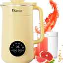 8 in1 Automatic Nut Milk Maker Machine, 35oz Almond Milk Maker Machine for Homemade Milkshake, Almond, Plant-Based, BPA Free Electric Blender for Baby Food With Delay start/Self Clean, juicer