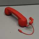 Retro Phone Handset for iPhone & Android, Cell Phone Receiver with Microphone & Speaker,Retro Phone Handset,Comfortable Retro Telephone Style Landline Handle Receiver Cell Mobile Phones (Red)