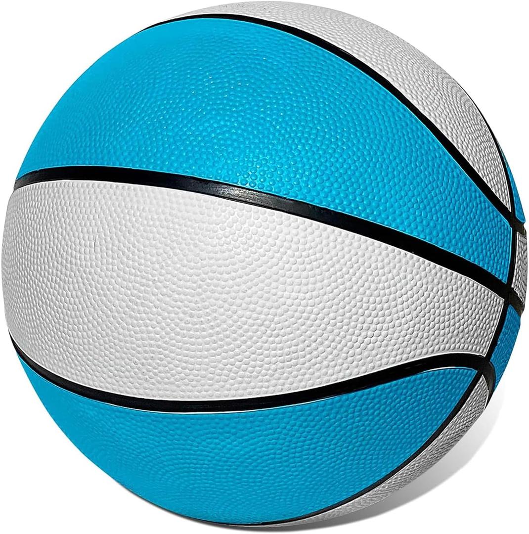 Botabee Swimming Pool Basketball | Waterproof Mini Basketball for Pool Hoop | Anti-Slip Textured Grip, Style: 7" (Size 3)