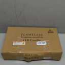 Flameless Candles with Remote, Battery Operated Flickering Flameless Candles, LED Candles with Timer 2/4/6/8H, with Realistic LED Candles Set of 9 (D3 x H 3" 4" 5" 6" 7") (Black)