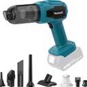 3 in 1 Handheld Car Vacuum Compatible with Makita 18V Battery with 21000pa Strong Suction, Handheld Vacuum Cordless & Blower with 200W Brushless Motor, Mini Vacuum Cleaner for Car, Home (No Battery)