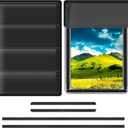RV Door Window Shade Cover 25" (L) x 16" (W), Foldable Hook&Loop Design, RV Blackout Window Cover with UV Protection, Waterproof Fabric, Reflective