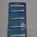 4 Pack Toothbrush Replacement Heads Compatible with 7AM2M AM100/AM105/AM110 Electric Toothbrush, Soft Brush Bristles, White