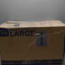 Dog Stairs for Small Dogs - High Density Foam Pet Steps, Extra Wide Dog Ramp with Non-Slip Bottom for High Beds, Couch and Sofa, Best for Dogs Injured, Older Doggy Cats, 4 Steps, Black