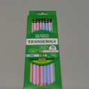 Ticonderoga Pastel Pencils, #2 Soft, Assorted Colors, Pack of 10 Pencils