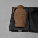 Terracotta Vase with Handle, Boho Farmhouse Ceramic Pottery, 10inch Vintage Antique Decorative Vases for Flowers, Centerpieces, Living Room.