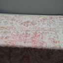 Castage 5x7 Area Rugs Washable,Pink Rug for Living Room Bedroom Kitchen,Large Boho Vintage Bohemian Distressed Carpet Non Slip,Blush