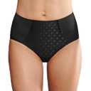 Anita Womens Airita Light Support High-Waist Briefs, 2 peice, Black, Size 2XL