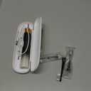 Electric Toothbrush for Adults and Kids, Comes with 10 Brush Heads & Travel Case, 5 Modes with 2 Minutes Built in Smart Timer, One Charge for 90 Days, 42,000 VPM Motor (Black-white)