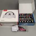 NAIL POLISH KIT with U V Lamp and Drill Starter Kit 36 Colors Gel Nail Polish Nail Art Gel Manicure Kit