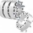 Orion Motor Tech 8x6.5 Wheel Spacers, 2 Inch Wheel Adapters with Studs Compatible with 1994-2011 Dodge Ram 2500 3500 1988-1998 Ford F250 F350, 8x165.1 Wheel Spacer Kit with 130 mm Hub Bore, Set of 4