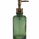 Splash Home Ponta Glass Soap Dispenser- Gree