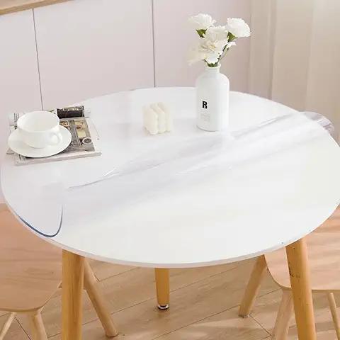 42" Clear Round Table Protector, 1 Piece