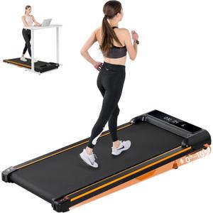 GTRACING Walking Pad, Under Desk Treadmill with Incline for Home, Portable Treadmill with Remote Control LED Display, 2.5 HP Quiet Walking treadmills with APP Shock Absorption Design, 300 Lbs Capacity