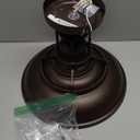 FEMILA 1-Light Semi Flush Mount Light Fixture, 12" Farmhouse Outdoor Ceiling Light for Hallway, Porch, Laundry, Foyer, Oil Rubbed Bronze Finish, 4FY15-F ORB