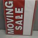 Moving Sale Signs (3 Pack), 17" x 13" Large Double-Sided Yard Signs with Metal Stakes, Estate & Property Sale Directional Arrows, Weather-Proof