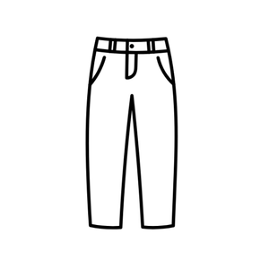 Pants Black, Size L 