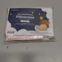 KeaBabies Toddler Pillowcase 13"x18" - Organic Cotton Toddler Pillowcase for Kids, Boys, Girls, Soft & Durable Cotton Cover for Miniature Sleepy Pillows,Cute Colors,Pillow Sold Separately(Mist Pink) (1pk, Standard 13x18)