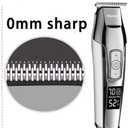 KEMEI Trimmer Cordless Hair Clipper for Men Professional Electric Beard Trimmers Barber Hair Cuttings Kit, Zero Gapped T Blade Detailers Trimmers for Men, KM-5027