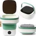Mini Portable Foldable Washer - 16L Portable Washing Machine, Spin dryer, Small Folding Washing Machine 3 Cleaning Modes for Baby Clothes/Intimate Apparel, for Travel, Home