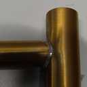 VAEHOLD Adhesive Paper Towel Holder Under Cabinet Wall Mount for Kitchen Paper Towel, Paper Towel Roll Holder Stick to Wall, Stainless Steel (Gold)