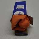 MIULEE Pack of 2 Decorative Outdoor Solid Waterproof Fall Throw Pillow Covers Faux Linen Garden Farmhouse Cushion Cases for Summer Patio Tent Balcony Couch Sofa 18x18 Inch Bright Orange