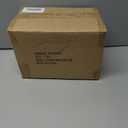 VCUTEKA Small Ceramic Christmas Tree Hand-Painted Vintage Tabletop Christmas Tree Holiday Decoration with Multi-Color Lights Green Xmas Trees Snowmen 8.75inch