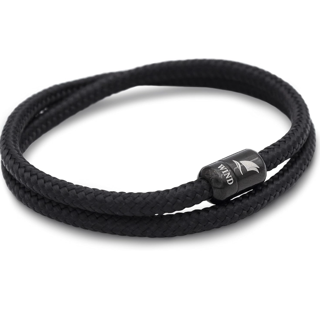 Wind Passion - Men’s Bracelet, Durable Rope Wristband for Men, Versatile Pulseras Para Hombres - Waterproof, Magnetic Clasp, Ideal for Outdoor & Fashion