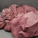 Blush Pink Velvet Curtains for Living Room Luxury Room Darkening for Bedroom,Thermal Insulated Super Soft Window Drapes Rod Pocket & Back Tab, 52" W x 108" L, 2 Panels Set