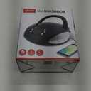 GPX BC111B Portable Top-Loading CD Boombox with AM/FM Radio and 3.5mm Line Input