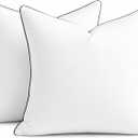 puredown 20x20 Pillow Inserts Set of 2, Fluffy Overfilled Down Alternative Decorative Pillows, Soft Plush Throw Pillows for Couch, Sofa, Bed and Home Decor