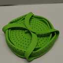 Avokado Silicone Steamer Basket for 6qt Instant Pot [3qt, 8qt avail], Ninja Foodi, Other Pressure Cookers - 100% Food Safe, BPA-Free, Dishwasher Safe Collapsible Vegetable Steamer Basket & Strainer (Green)