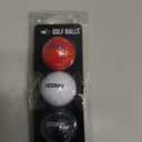 Team Golf NCAA Regulation Size Golf Balls, 3 Pack, Full Color Durable Team Imprint