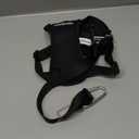 SlowTon Dog Seat Belt Harness for Car, Dog Car Harness Adjustable Mesh Breathable & Dog Seatbelt Safety Tether with Elastic Bungee for Small Medium Large Pets(Black, Double Clip, S)