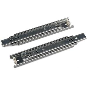 Drawer Slides, URBEST 8 Inch Full Extension 3 Section Ball Bearing Side Mounted Drawer Slider for Cabinet Kitchen, 1  Pair (8 Inch)