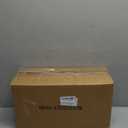 3 Different Size Metal Iron Hanging Flower Pots 13 Pcs for Outdoor Plants Metal Hanging Bucket Pots Iron Railing Fence Planter with Drainage Holes and Hooks for Porch Railing Balcony Fence (Bronze)