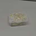 Hotop 30 Pcs Metal Drapery Curtain Rings 0.98/1.26/1.65 inch Interior Diameter and 30 Pcs Hanging Curtain Drapery Pin Hooks for Window Door Shower(Gold,42 mm)