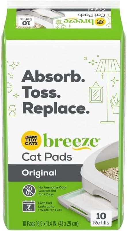 Tidy Cats Breeze Cat Pads Refill Pack, 10 CT