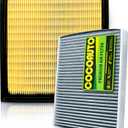 Engine & Cabin Air Filter Kit for Outback (2020-2025), Crosstrek (2018-2023), Ascent (2019-2025), Impreza 2.0L Only (2017-2023), Legacy 2020+, CA12295, 16546AA16A, 8713958010