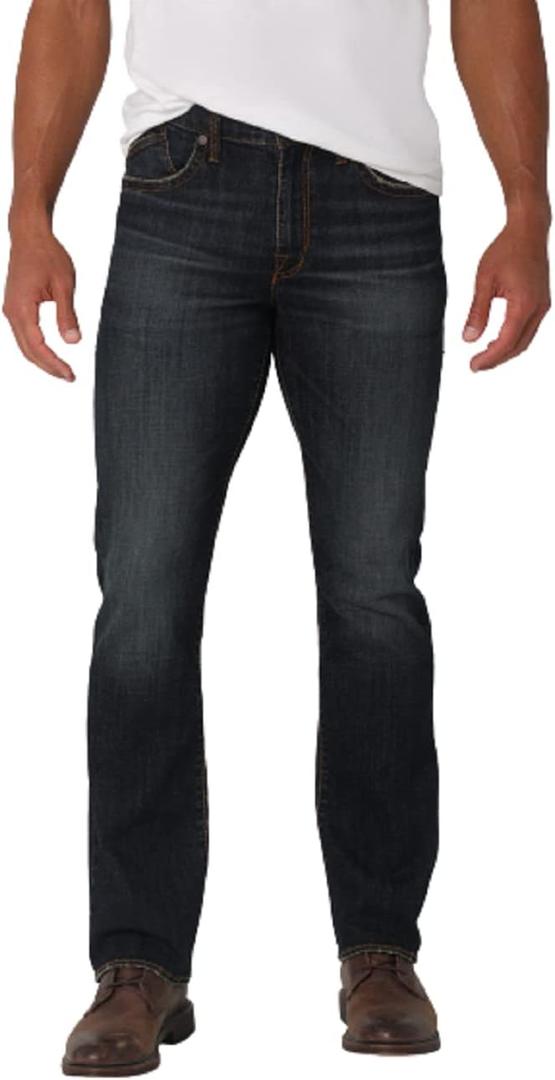 Rock & Republic Men's Mid-Rise Bootcut Jean, Straight Shot, 30W x 30L