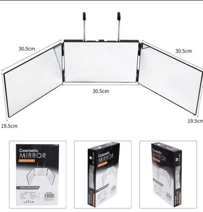 COSMETIC MIRROR BACK VIEW EASILY No Led Light
22 LED