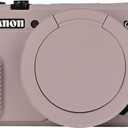 G7X Mark II Case, Protective Case for Canon Powershot G7X Mark II Digital Camera, Removable Lens Cover Silicone Sleeve Soft Camera Cover Rubber Protective Body Skin- Grey