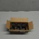 KOHOME Bed Casters, Bed Frame Wheels Rollers, Brakes, Heavy Duty Locking Metal Swivel Casters for Bed Replacement Parts, Stem for Bed Frame Socket, for Furniture, Set of 6