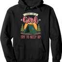 I Scout Like A Girl Try To Keep Up Troop Leader Scout Pullover Hoodie M
